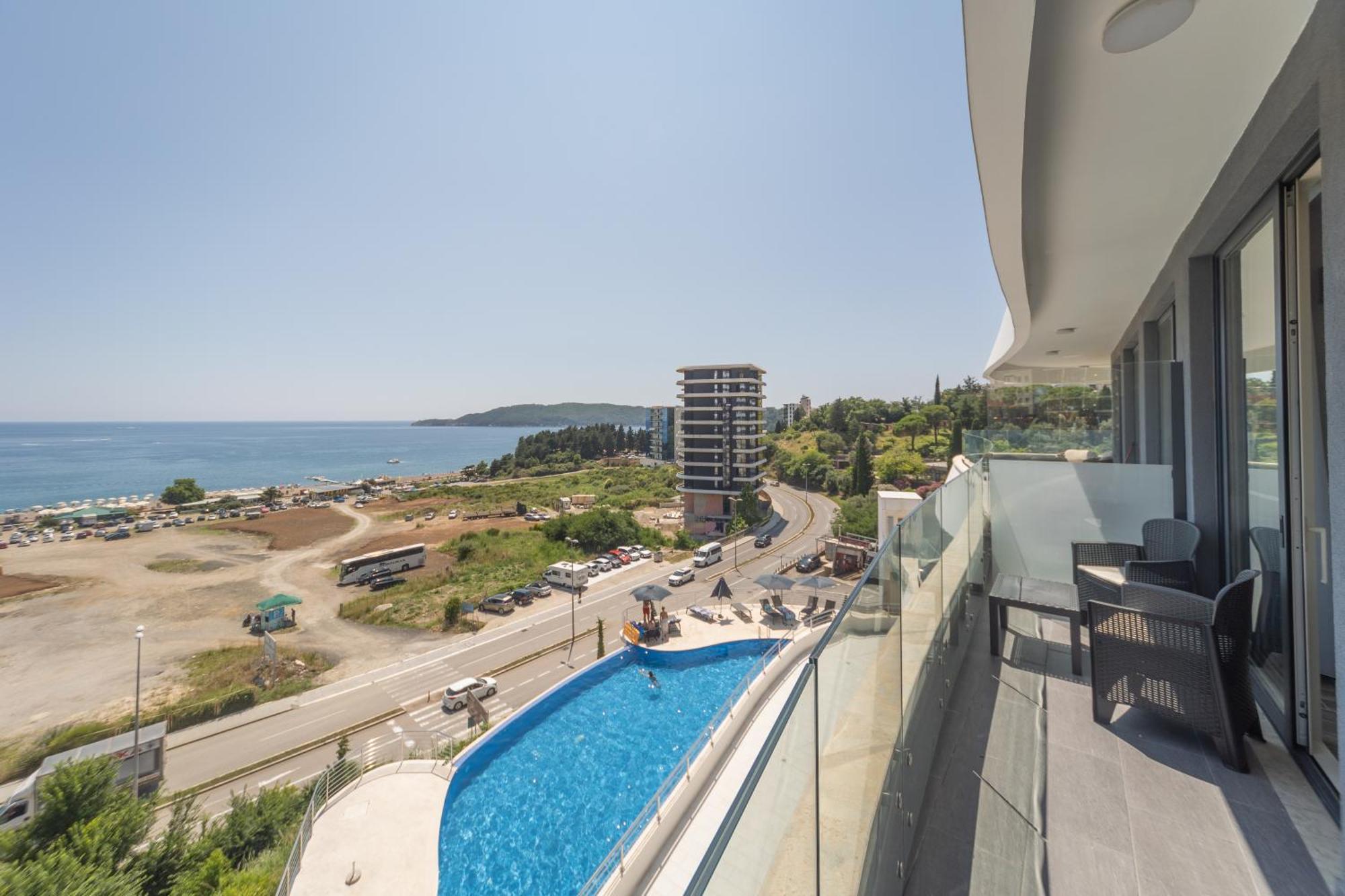 Skyline Vista Appartement Bečići Buitenkant foto