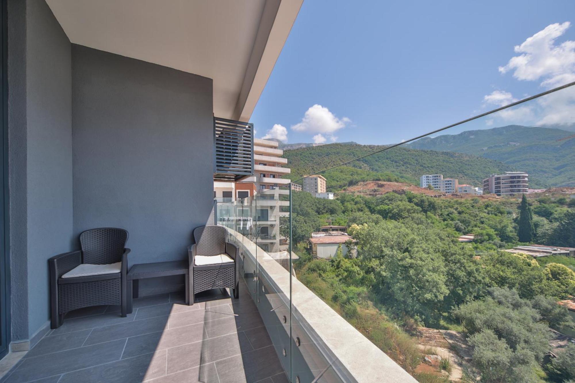 Skyline Vista Appartement Bečići Kamer foto